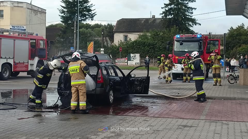 Głubczyce gazeta portal pożar auta